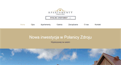 Desktop Screenshot of apartament-polanica.pl